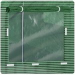 Folia na tunel Plonos 3x6 m (18 m²), zielona - podwójne drzwi