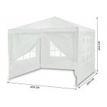 Pawilon ogrodowy Plonos 3x3 m, biały