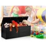 Skrzynia ogrodowa Plonos 390 litrów, czarna