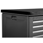 Skrzynia ogrodowa Plonos 390 litrów, szara