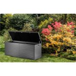 Skrzynia ogrodowa Plonos 390 litrów, szara