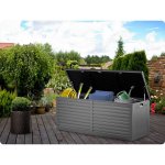 Skrzynia ogrodowa Plonos 390 litrów, szara