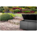 Skrzynia ogrodowa Plonos 390 litrów, szara