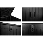 Skrzynia ogrodowa Plonos 775 litrów, czarna