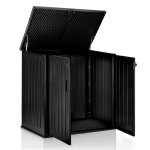 Skrzynia ogrodowa Plonos 775 litrów, czarna