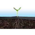 Agrowłóknina Plonos 1,6x100 m + 100 szpilek, czarna