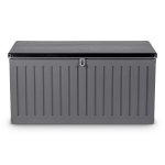 Skrzynia ogrodowa Plonos 270 litrów, szara
