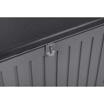 Skrzynia ogrodowa Plonos 270 litrów, szara