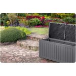 Skrzynia ogrodowa Plonos 270 litrów, szara