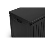 Skrzynia ogrodowa Plonos 270 litrów, czarna