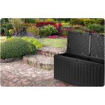 Skrzynia ogrodowa Plonos 270 litrów, czarna
