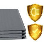 Plandeka Plonos 4x5 m, 120 g/m², srebrno-niebieska