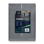 Plandeka Plonos 4x6 m, 120 g/m², srebrno-niebieska