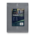 Plandeka Plonos 6x8 m, 120 g/m², srebrno-niebieska