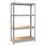 Regał magazynowy Plonos 150x75x30 cm, metalowy - składany (2 szt.)