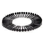 Agrowłóknina Plonos 1,6x50 m + 100 szpilek, czarno-zielona