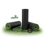 Agrowłóknina Plonos 1,6x50 m + 100 szpilek, czarno-zielona