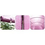 Tunel foliowy Plonos 2,5x4 m (10 m²), różowy - zestaw z akcesoriami