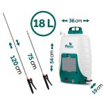 Opryskiwacz akumulatorowy Plonos PL-601, 18 l, biały