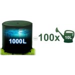 Zbiornik na deszczówkę Plonos 1000 l, zielony