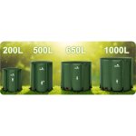 Zbiornik na deszczówkę Plonos 200 l, zielony