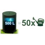 Zbiornik na deszczówkę Plonos 500 l, zielony