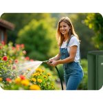 Zbiornik na deszczówkę Plonos 500 l, zielony