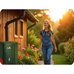 Zbiornik na deszczówkę Plonos 500 l, zielony