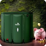 Zbiornik na deszczówkę Plonos 650 l, zielony