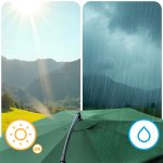 Parasol ogrodowy Plonos 8 profili, 180 g, 350 cm, zielony