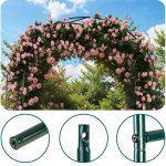 Pergola ogrodowa Plonos 240x140 cm, ciemnozielona