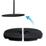 Podstawa do parasola ogrodowego Plonos 100x100 cm, czarna