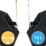 Podstawa do parasola ogrodowego Plonos 100x100 cm, czarna