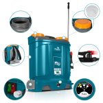 Opryskiwacz akumulatorowy Plonos PL-604, 16 l, turkusowy