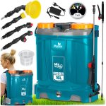 Opryskiwacz akumulatorowy Plonos PL-604, 16 l, turkusowy