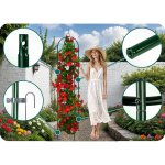 Pergola ogrodowa Plonos 200x40 cm, ciemnozielona