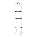 Pergola ogrodowa Plonos 200x40 cm, czarna