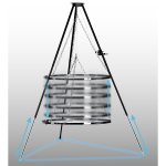 Ruszt na ognisko trójnóg 80 cm Berdsen BD-884