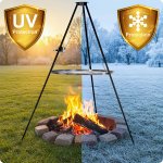 Ruszt na ognisko trójnóg 80 cm Berdsen BD-884