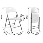 Krzesła ogrodowe składane cateringowe Sofotel PL-404 zestaw 4 szt