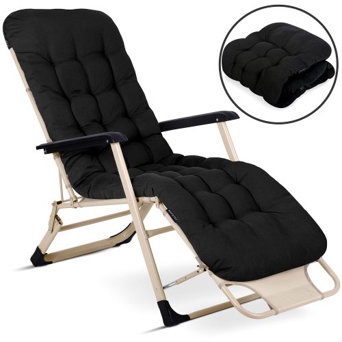 Leżak ogrodowy składany z poduszką Sofotel ChillWell