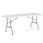 Stół ogrodowy składany Plonos 180x74x74 cm, biały