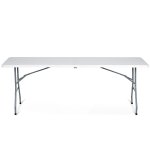 Stół ogrodowy składany Plonos 244x75x74 cm, biały