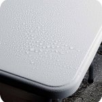 Stół ogrodowy składany Plonos 244x75x74 cm, biały