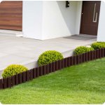 Obrzeże ogrodowe Plonos 27,5x24 cm, 8 szt., brązowe