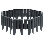 Obrzeże ogrodowe Plonos 27,5x24 cm, 8 szt., szare