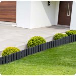 Obrzeże ogrodowe Plonos 27,5x24 cm, 8 szt., szare