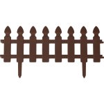 Obrzeże ogrodowe Plonos 60x30 cm, 4 szt., brązowe