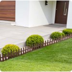 Obrzeże ogrodowe Plonos 60x30 cm, 4 szt., brązowe