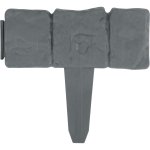 Obrzeże ogrodowe Plonos 25x23 cm, 10 szt., szare